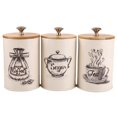thumbnail image 2 of 3 Pack Food Storage Containers With Lid Retro Jar- Perfect Canister For Sugar Bowl Serving Tea, Coffee, Sugar, 2 of 2