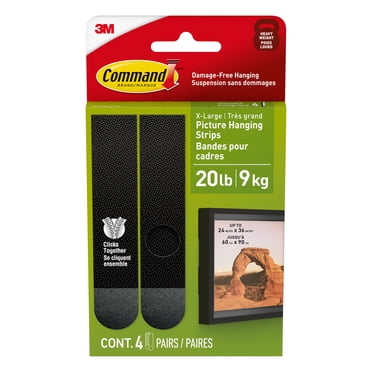 Command Picture Hanging Strips , 17217BLK-EF