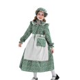 thumbnail image 1 of Tranfacy Robes d'Automne pour Filles, Robe Décontractée à Manches Longues, Robe à Pois à Manches Longues Col à Volants Robe Trapèze pour Filles 5-14 Ans, 1 of 3
