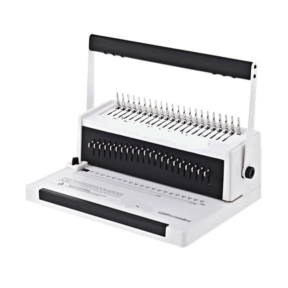 A4 paper wire Binding Machine C200PRO rubber ring Binding Machine Clip Text Book Comb-Type Full Drill Punching Machine