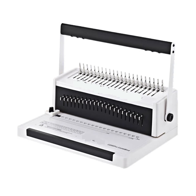 A4 paper wire Binding Machine C200PRO rubber ring Binding Machine Clip Text Book Comb-Type Full Drill Punching Machine