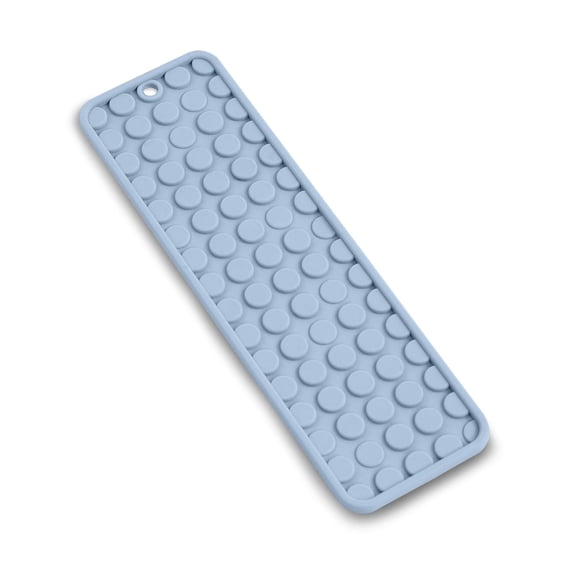 madesmart Small Styling Heat Mat - Grey Heat-Resistant Silicone for Vanity & Countertop Protection Fold for Travel