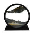 thumbnail image 2 of DOLITY Moving Sands Art Picture 3D Dynamic Deep Sea 7in Black White Gold, 2 of 4