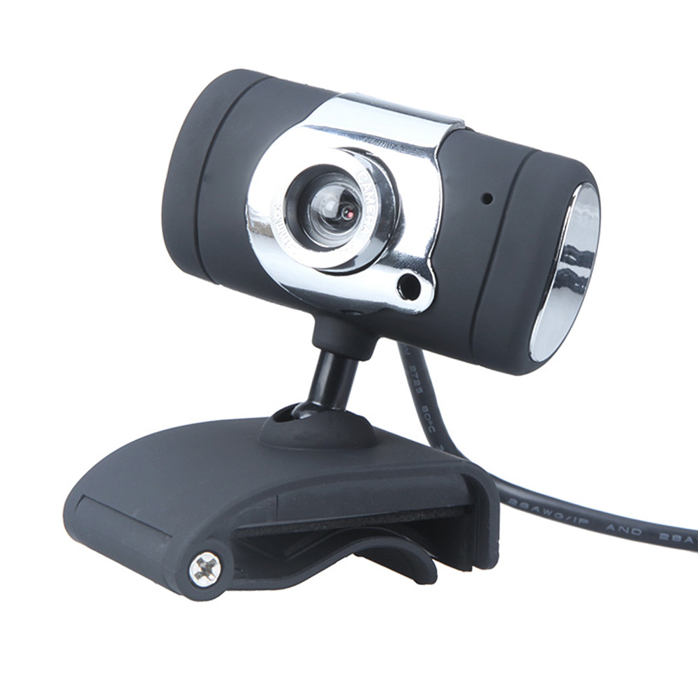 Yeacher USB 2.0 0.3 Million Pixels Webcam Camera Cam with Microphone MIC for Computer PC Laptop Black