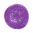 thumbnail image 2 of Xingzhi Woman Mesh Crochet Hair Net Washable Flexible Replacement Sleeping Hairnet Purple, 2 of 6