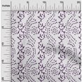 thumbnail image 2 of oneOone Georgette Viscose Purple Fabric Block Sewing Material Print Fabric By The Yard 42 Inch Wide-F2, 2 of 5
