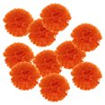 thumbnail image 1 of Unique Bargains 6' Tissue Pom Poms Paper Flowers Ball Wedding Party Decoration, Orange Red 10 Pack, 1 of 6