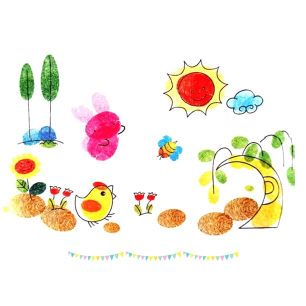 Kit de peinture au doigt drôle Jouets de dessin au doigt Peintures au Kit de peinture au doigt drôle Jouets de dessin au doigt Peintures au