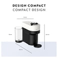 thumbnail image 3 of Machine à café et espresso Nespresso Vertuo Pop+ par Breville, Blanc, 3 of 9