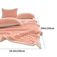 thumbnail image 3 of Dvkptbk Woolen Blanket Soft Bubble Fleece Blanket Warm and Soft Single Layer Double-Sided All-Season Solid Color Plush Blanket Bedding, 3 of 6