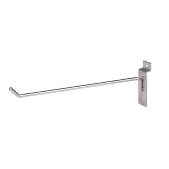 Econoco BQSWH10SN 10 in. Hook for Slatwall, Satin Nickel