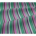 thumbnail image 4 of oneOone Viscose Jersey Fabric Multicolor Stripe Printed Craft Fabric BTY 60 Inch Wide, 4 of 4