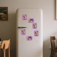 thumbnail image 4 of Magnetic Photo Frame for Wall or Fridge | ABS Plastic, No-Drill , Scratch-Resistant Clear Lens | 6.5x8.8cm | Multicolor | Waterproof, Easy Install Display Stand, 4 of 6