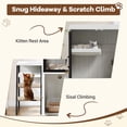 thumbnail image 4 of Royalbelle White Double Cat House, Litter Box Enclosure for 2 Cats with Storage, 4 of 9