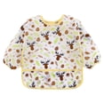 thumbnail image 1 of MIASHUI Bavoir pour Bébé à Manches Longues Tenue pour Tout-Petits, 1 of 3