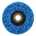 thumbnail image 4 of QualitChoice Sanding Wheel Polishing Paint Rust Grinding Inner Hole Tools for Angle Grinder Wood Metal Buffing Car Accessories #100 blue 5Set, 4 of 6