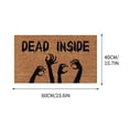 thumbnail image 2 of Halloween Decorations Ohufall Halloween Printed Carpet Non-slip Entry Door Entry Mat Absorbent Bathroom Kitchen Entryway Mat, 2 of 2