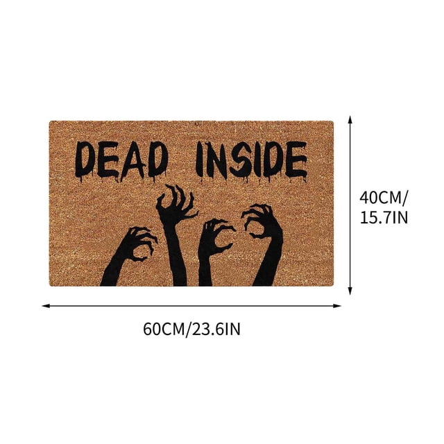 Halloween Door Mat Printed Carpet Non-Slip Entry Door Mat, Absorbent Bathroom Kitchen Entryway Mat with Halloween Theme,Machine Washable for Indoor and Outdoor Door Mats Outdoor