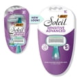 thumbnail image 3 of BIC® Soleil Sensitive Advanced™, 2pk 5 blade , sensitive, enriched with Aloe, 3 of 4