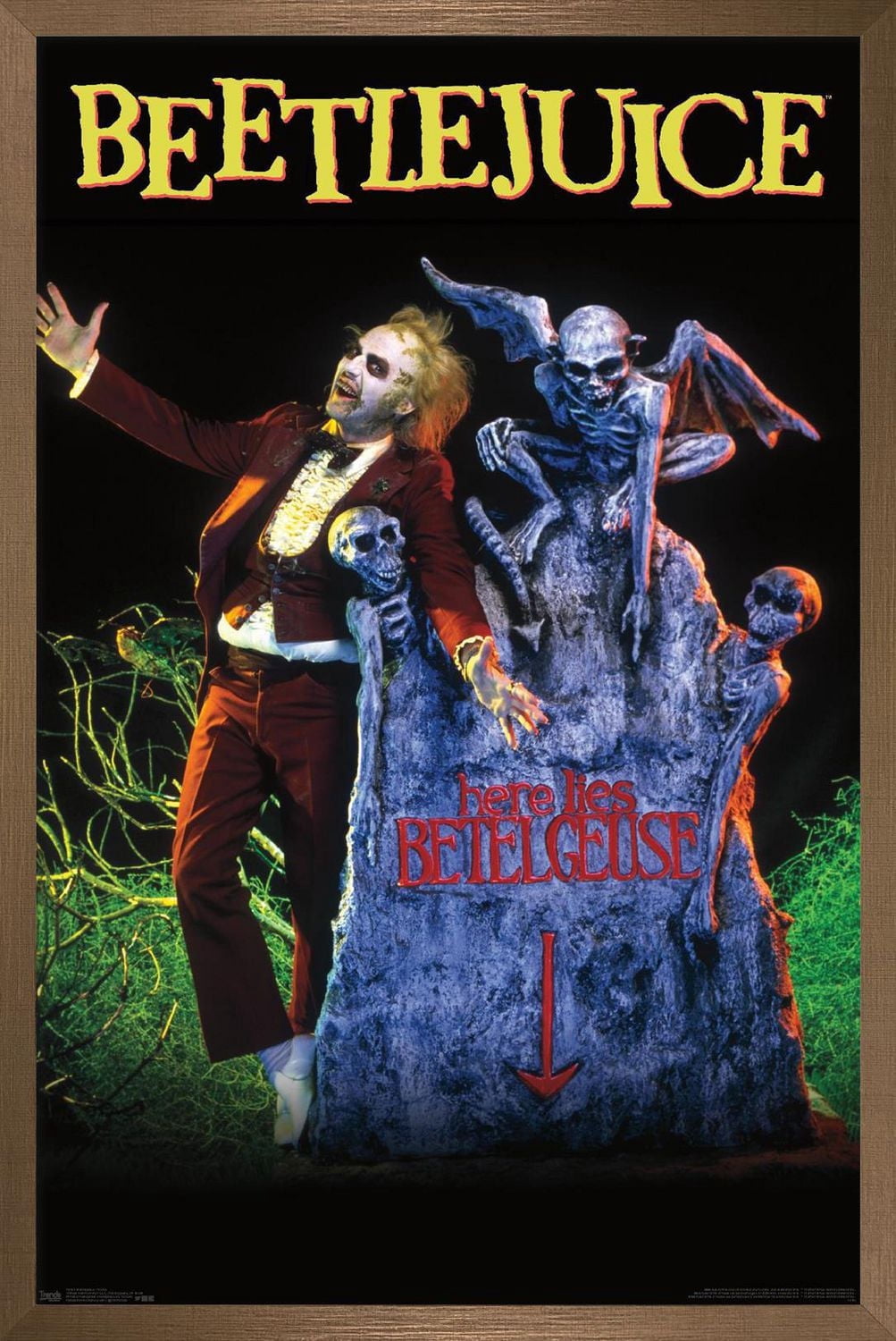Beetlejuice - Grave Wall Poster, 22.375" x 34"