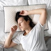 Leutsin Rectangular Pillows for Bedroom,Bed Pillows for Sleeping, Hotel Pillows Cooling,Cervical Pillow Core Memory Foam Pillow Breathable Ergonomic Cotton Pillow To Improve Sleep Quality Pillow
