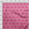 thumbnail image 2 of oneOone Viscose Chiffon Fabric Leaves & Floral Block Printed Fabric 1 Yard 42 Inch Wide, 2 of 4