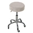 thumbnail image 1 of GROWTH TANK Housse de Tabouret Ronde de Remplacement Housse de Coussin de Siège, pour Café Bureau Blanc, 1 of 4