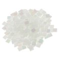 thumbnail image 1 of yuksok 250 Pieces Many Color Square Glass Mosaic Tiles For Mosaic Making Craft - Bright Bright white, 1 of 9