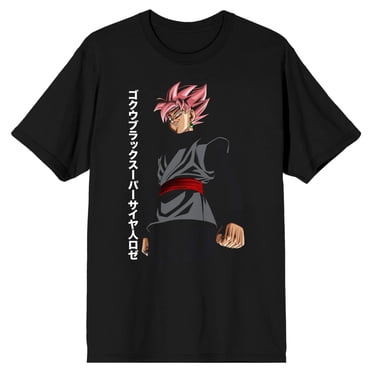 Dragon Ball Z Super Goku Black Rose Character Black T-Shirt