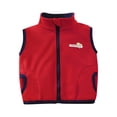 thumbnail image 2 of RXIRUCGD Manteau Sans Manches en Polaire pour Enfants, Rouge, Taille : 5 Ans, 2 of 6