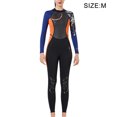 thumbnail image 1 of Combinaisons de Plongée 3 mm Caractères Chinois Combinaison de Plongée Maillot de Bain pour Couple Élasticité Protection UV Combinaison de Surf pour Plongée en Apnée Surf Femmes orange m, 1 of 6