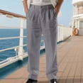 thumbnail image 1 of Ceisia Pantalon Habillé en Coton à Rayures Rétro Droit Décontracté pour Homme, Cadeau, Doux, Structuré, Mince, à Rayures, Multicolore, 1 of 9
