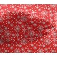 thumbnail image 4 of oneOone Viscose Chiffon Red Fabric Merry Christmas Craft Projects Decor Fabric Printed By The Yard 42 Inch Wide-LWI, 4 of 4
