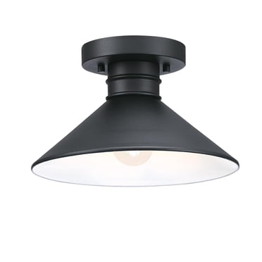 Westinghouse Lighting Watts Creek 11-inch One-Light Semi-Flush Mount Ceiling Fixture, Dark Sky Friendly