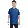 thumbnail image 1 of Hanes 54500 Youth Tagless T-Shirt - Deep Royal - Medium, 1 of 1