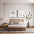 thumbnail image 2 of Nexera Malibu Platform Bed with Headboard, 2 of 8