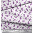 thumbnail image 2 of Soimoi Cotton Voile Fabric Wool & Cat Animal Decor Fabric Printed Yard 42 Inch Wide, 2 of 3