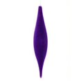 thumbnail image 1 of Vickerman M182066 13 in. Purple Flocked Shuttle Ornament  3 per Bag, 1 of 2