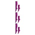thumbnail image 2 of kurtrusly 2pcs/set Quick-drying And Elastic Slouch Socks Fit For All Feet Shape Extra Polyester Smooth Surface Soft Texture Purple 3Set, 2 of 6