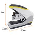 thumbnail image 2 of half bar desktop stapler, 40-sheet capacity, low force, compact size, 2 of 5