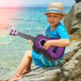 thumbnail image 4 of Meitianfacai Guitare Ukulélé pour Enfants à Motif d'Hippopotame, Instrument de Simulation Jouable, Jouet d'Éveil pour l'Éveil Précoce, Violet, 4 of 6