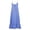 Blue, variant on CHUMUD Summer Dresses for Women Sleeveless V-Neck Cami Maxi Dress Cute Ruffle Plaid Dress Vacation