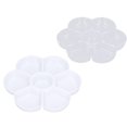 thumbnail image 1 of Paint Palette, Plum Shaped Sturdy Light Plastic Palette  For Painting Projects For Studio Painting For Craft Projects, 1 of 8