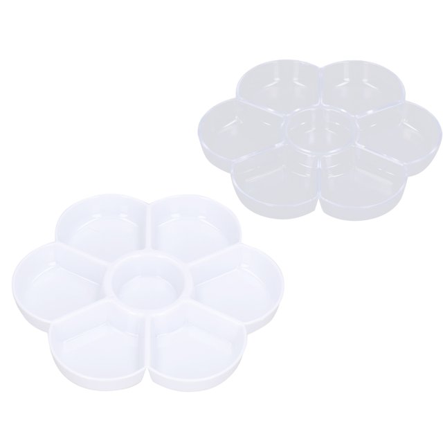 Paint Palette, Plum Shaped Sturdy Light Plastic Palette For Painting Projects For Studio Painting For Craft Projects
