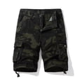 thumbnail image 2 of Birdeem Men Casual Fashion Solid Shorts with Multi-Pocket Button Zipper Elastic Waist Shoort Pants, 2 of 12