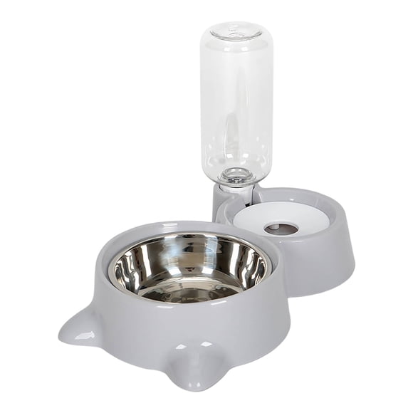 TIELUTT Automatic Water Dispenser Pet Bowl with Self Refilling Dog Cat Feeder Dog Bowls for Fast Eaters Cat Bowls Elevated Ceramic Dog Bowls Large Breed 8 Puppy Bowls for Litters Outward Slow Feeder