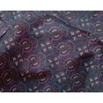 thumbnail image 4 of oneOone Silk Tabby Fabric Stripe|Leaves & Floral Block Decor Fabric Printed BTY 42 Inch Wide, 4 of 4