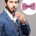 thumbnail image 3 of pitrice Rhinestone Bows Crystal Ties Ornamental Necktie Fashionable Butterfly Knot Festive Adjustable Pre-tied Feast Clothing Accessory 9, 3 of 8