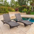 thumbnail image 1 of Noble House Stratford Chaise Longue en Osier d'Extérieur avec Accoudoirs - Ensemble de 2, 1 of 4