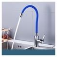 thumbnail image 1 of Silica Gel Nose Kitchen Sink Faucet Multiple Colors Available Hot Cold Water Mixer Tap Any Direction Rotating Deck Mount ,Effortless Installation, 1 of 7